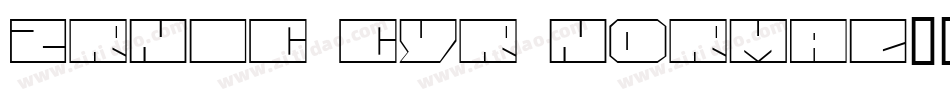 Zrnic Cyr Normal字体转换
